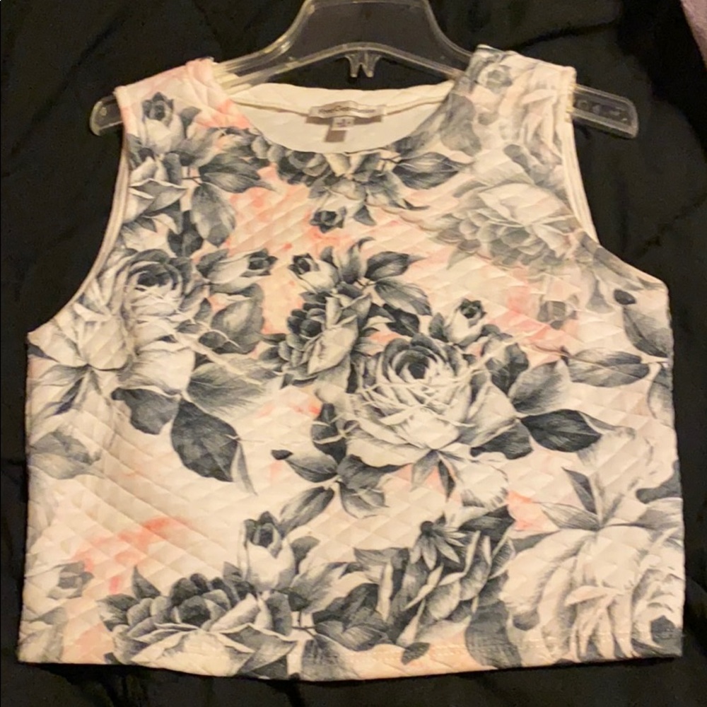 Flower print top